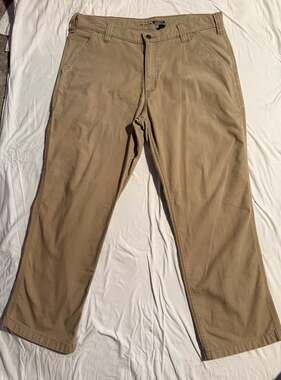 Carhartt Men's Relaxed Fit Canvas Work Pants 36x30 Tan